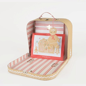 Чемодан с подарками Meri Meri "Пряничный домик"